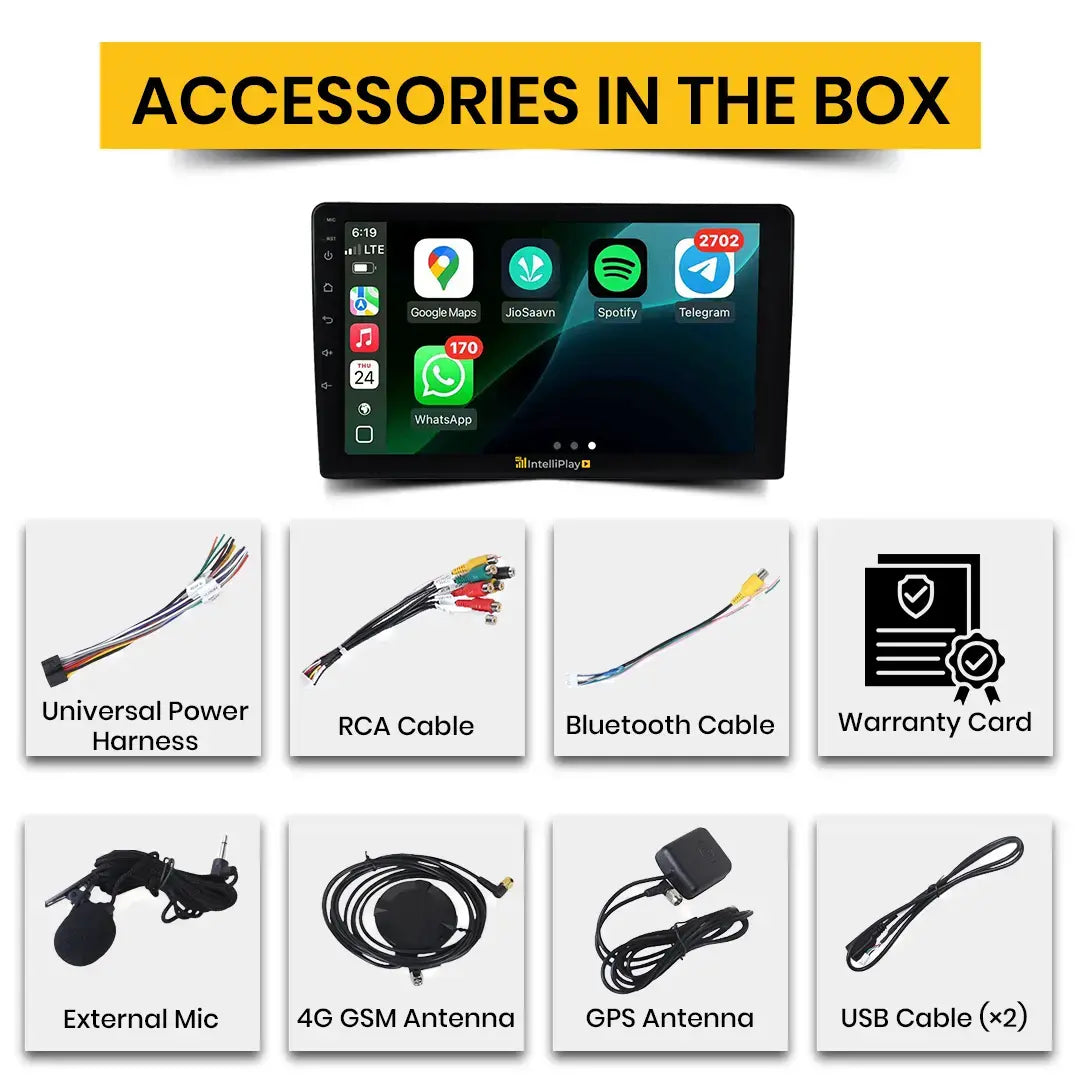 IntelliPlay Xtreme - Android Car Stereo with Free Internet*, Free Installation (Maruti)
