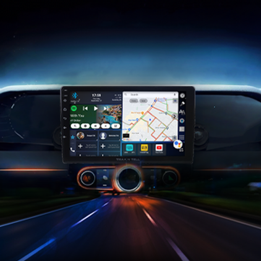 android stereo in car dashboard